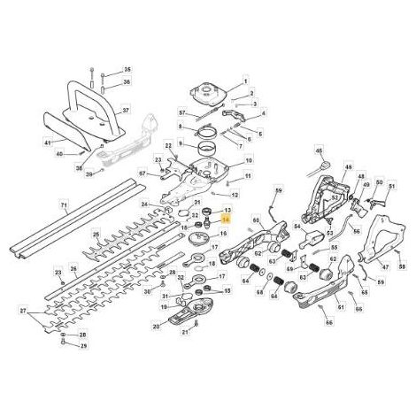 WK PIGNONE TE1-A042000 -RDC ORIGINALE STIGA - 6990155