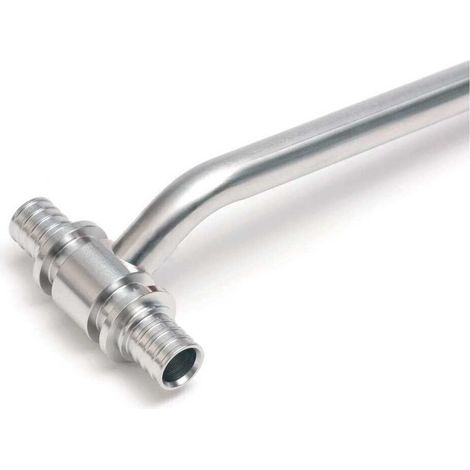 Rehau Rautitan Heizkörper-T-Anschlussgarnitur, 16mm, Schenkellänge 1000mm, Edelstahl