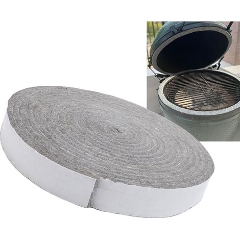 Joint de remplacement haute température 14.8ft pour BBQ Smoker XL résistant au feu adhérence forte auto-adhésif en feutre Gris (1/5)