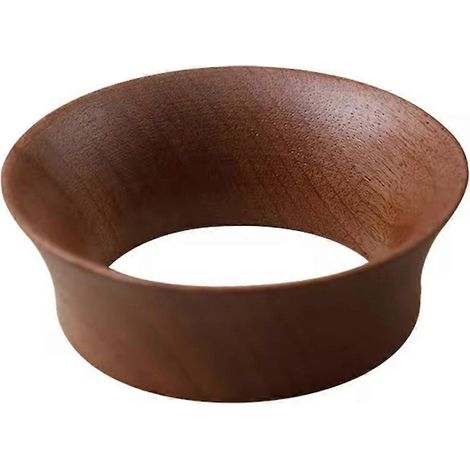 58mm noyer bois espresso dosage tasse café infusion entonnoir porte filtre dosage anneau accessoires (1/5)