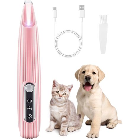 Aspirateur et tondeuse pour le toilettage des chiens, brosse à poils de chien 6 en 1, aspirateur pour le toilettage des animaux, puissance d'aspiration, élimine 99 % des poils d'animaux grâce à 6 tond (1/5)