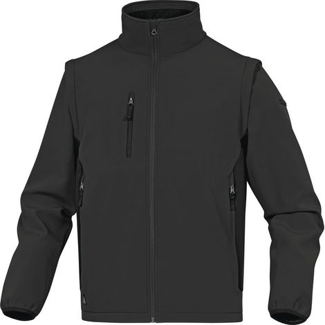 VESTE SOFTSHELL MYSEN2 GRIS/NOIR TM - MYSEN2M - DELTA PLUS PRO (1/2)