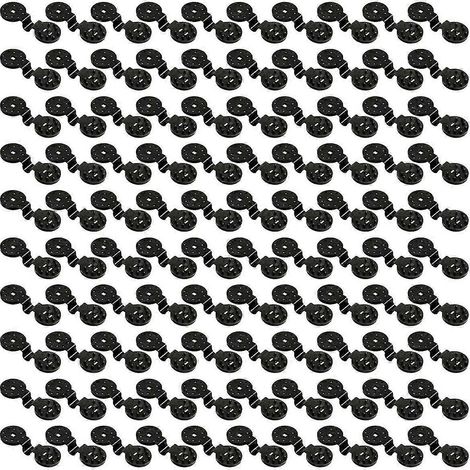 Clips de fixation robustes pour toiles d'ombrage - Clips de fixation en plastique pour toiles d'ombrage, bâches, clôtures - Accessoires d'extérieur (1/5)