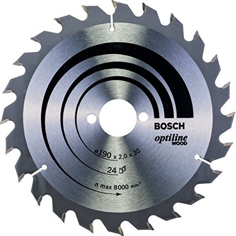 PRO Lama circolare in legno, 190 x 2 x 30 mm, T24 (1/3)
