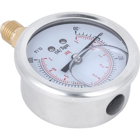 Manomètre radial professionnel Y60 1/4 BSP, 7 bars, pour mesure de pression, modèle PGGZ604 (1/5)