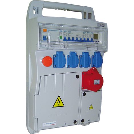 Coffret Rapid'Branch prises triphasées +horloge MICHAUD P708 (1/4)