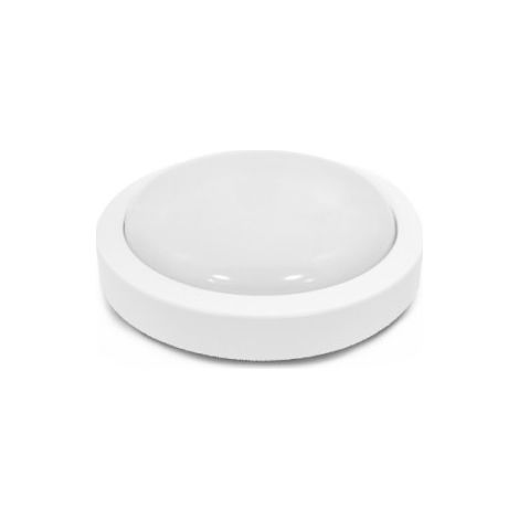 Plafonnier LED Blanc Ø190 12W 4000K + Détecteur RF (1/3)