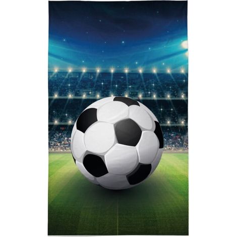 Toalla de 30x50 cm para guardería, campo de fútbol, 100% algodón. (1/2)