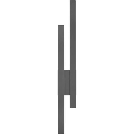 TRIO LEUCHTEN LED APPLIQUE MURALE D-EXTÉRIEUR TAWA 221460242, ALUMINIUM MOULÉ SOUS PRESSION ANTHRACITE, INCL. 2X 9 WATT LED (1/3)