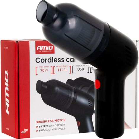 Aspirapolvere per auto senza fili e senza spazzole, 70W, 11kPa, USB-C, VC-08, filtro HEPA, amio-04416 (1/5)