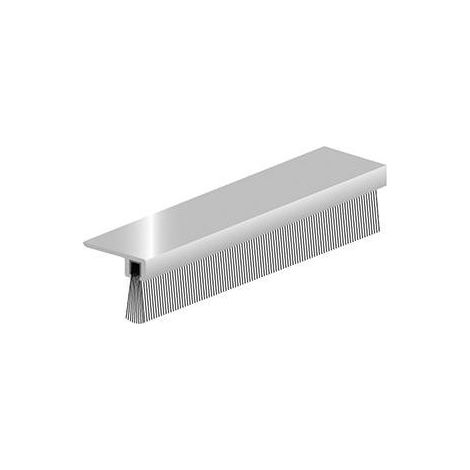 Joint de sol de porte IBS 90-18 à visser alu argent.H16xL1000. BH12.5