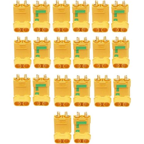 10 Paar funkenfreie XT90S-Steckverbinder (Stecker und Buchse) (1/5)
