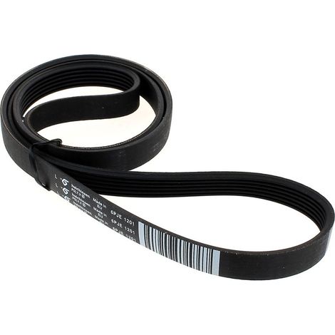 1 Courroie 1201J6, Compatible Lave-linge, Pièce de rechange, Modèles Ariston Whirlpool (1/2)