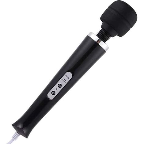 Tragbares Massagegerät – 10 Vibrationsstufen – Für Rücken, Nacken und Schultern – 190 cm Kabel – Abnehmbarer Silikonkopf – 32 x 6 cm – 1 Stück (1/5)