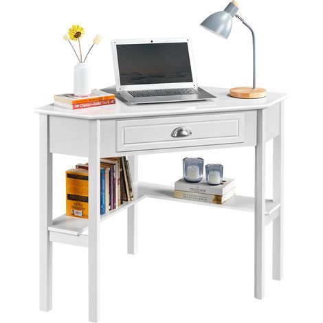 Bureau d'angle 106x71.5x76.5 cm avec Tiroir (1/5)