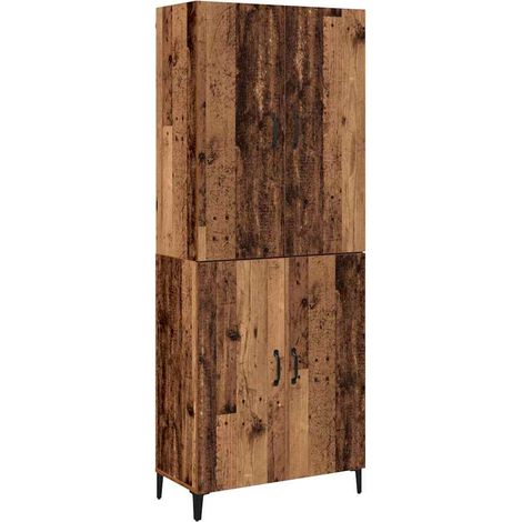 Buffet,Bahut,Haut Armoire Bois ancien 69,5 x 34 x 180 cm Bois d'ingénierie CFW95832 (1/5)