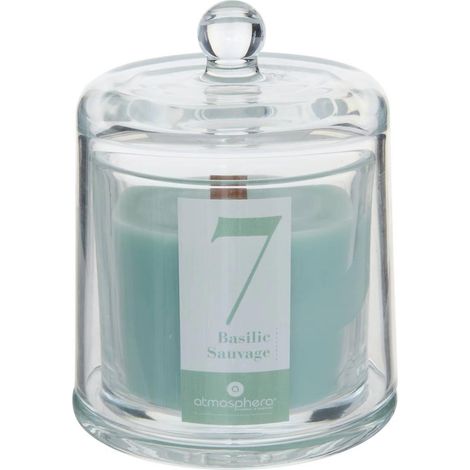 Bougie Parfumée en Verre "Numia" 240g Basilic Sauvage (1/2)