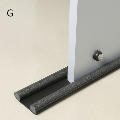 Türdichtungsstopper, Staubschutz, Untertürdichtung, Schwarz (1/5)