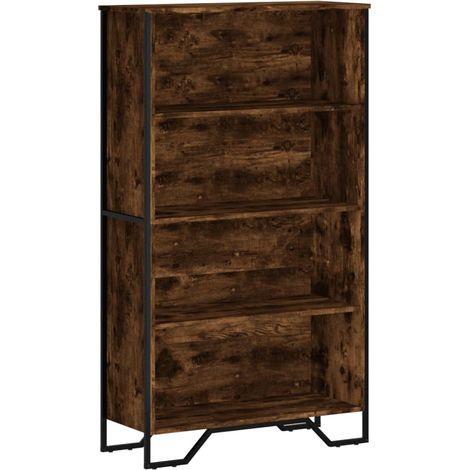Maison Exclusive - Bücherregal Räuchereiche 80x31x137,5 cm Holzwe