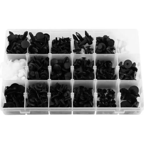 415pcs Voiture Auto Rivet Pare-chocs Porte Panneau Agrafe Retainer Attache Clips Garniture Pour Ford 18 Tailles