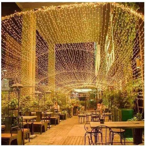 Guirlande lumineuse 100 m 1000 LED pour intérieur et extérieur, lumières de Noël, 8 modes, guirlande lumineuse étanche, câble transparent pour décoration de maison, fête, Noël, mariage, blanc chaud (1/5)