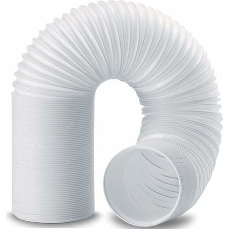 Tuyau Climatiseur Mobile, Diamtre 150mm Tuyau d\'Evacuation en PVC Flexible Tube De Ventilation Longueur de 2M Universel Tuyau Kit Pour Climatiseur Mobile Extracteur d\'Air Sche-linge (1/4)