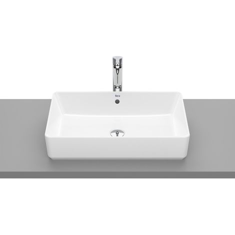 ROCA A3270Y2000 THE GAP SQUARE Lavabo Sobre Encimera Blanco - ref: A3270Y2000 (1/2)