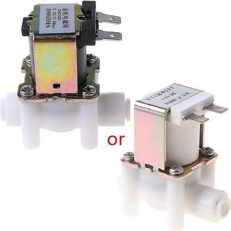 Électrovanne pour purificateur d'eau/réfrigérateur, normalement fermée, 12 V CC