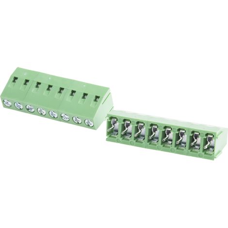 Bornier pour CI RS PRO 8 contacts 1 rangée(s) pas de 5mm
