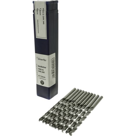 Foret HSS-G 7,5 mm pour acier