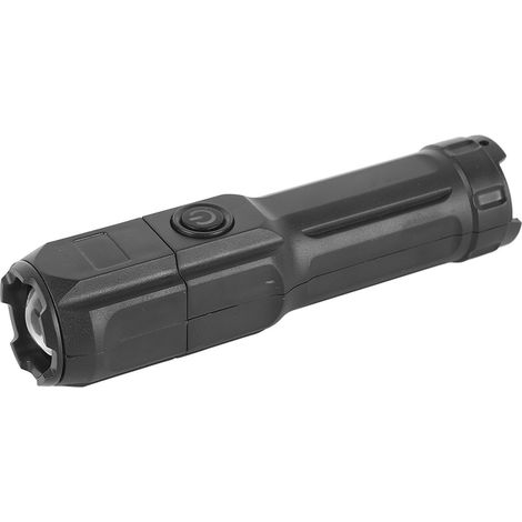 Lampe torche LED d'extérieur zoomable, ultra-lumineuse, rechargeable par USB, étanche, rétractable et portable. (1/5)