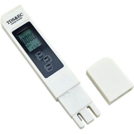 - Testeur numérique de qualité de l'eau TDS EC, plage de 0 à 9990, compteur de température pour la pureté de l'eau, testeur PPM-Crezuo
