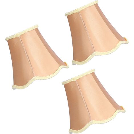 Abat-Jour, Couvercle de Lampe en Tissu 3 pièces pour Chambre à Coucher pour hôtel pour Salle d'étude pour Applique Murale pour Lustre à Bougie pour Salon (1/5)