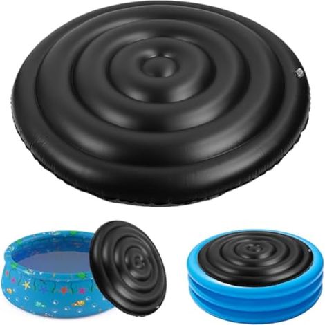Cubierta Gonflable SPA 165cm - Protection Impermeable Ahorro Energético para Bañeras Redondas de Outdoor con Tapa Ajustable de PVC (Sin Mango) (1/5)