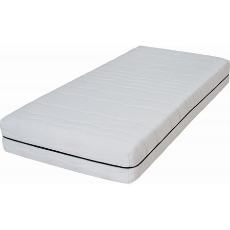 Dymo Materasso in Memory Foam Reversibile Bianco 140 x 200 cm