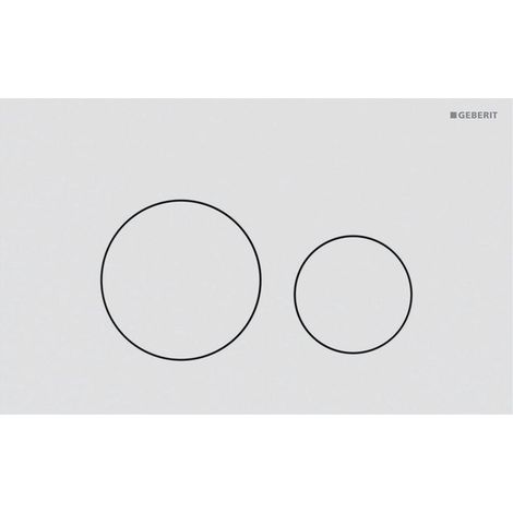 Geberit Sigma40 plaques de déclenchement, pour rinçage à 2