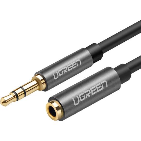 Cavo di prolunga audio AUX UGREEN AV118 con jack da 3,5 mm, 1,5 m (nero)