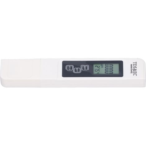 Hochpräzises, tragbares 3-in-1-Digital-Wasserqualitätsmessgerät (TDS-Messgerät, EC-Messgerät, Temperaturmessung) (1/5)
