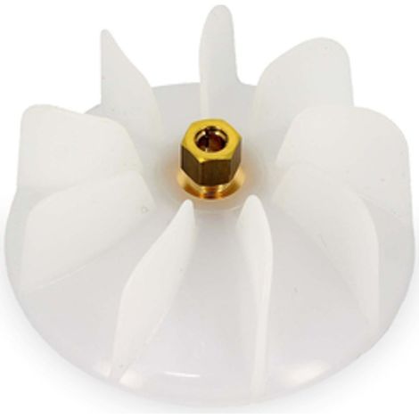 Ventola con supporto e dado fissaggio in ottone universale ASCIUGACAPELLI D64MM