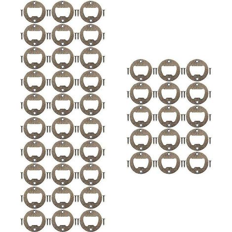 45 pièces Ouvre-bouteilles à monter soi-même, inserts métalliques pour ouvre-bouteilles de bière (1/4)