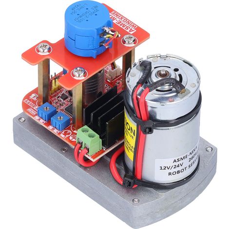 Servomoteur robotisé à torsion ultra-élevée en alliage, 3600 degrés, 10 cercles, 260 kg.cm, 12 V/24 V CC, ASMEMXA (1/5)