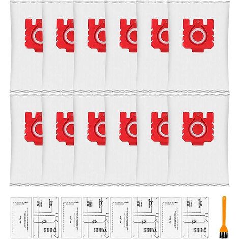 Sacs à poussière pour aspirateurs Miele 3D FJM AirClean S6000-S6999 S700-S799 Complete C1 Compact C1 C2 - Pièces détachées (1/5)