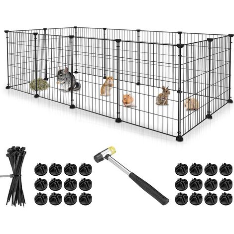 Recinto Animali Piccola Taglia Recinzione Metallo Personalizzabile Criceti Conigli (1/5)