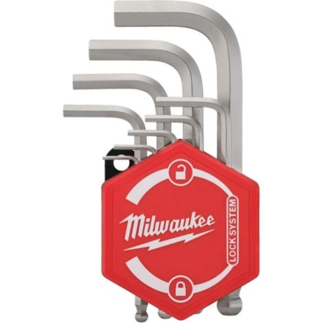 Set chiavi esagonali compatte con punta sferica milwaukee 4932492399 (1/3)