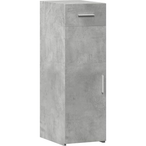 Credenza buffet cassettiera mobile contenitore organizer cucina soggiorno soggiorno 30 x 42,5 x 93 cm derivati del legno grigio 020031863