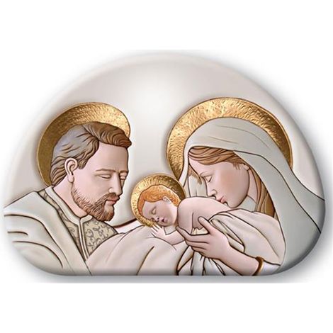 Lupia - Bomboniera quadretto collezione Sacra Famiglia MEMORY LIGHT THE KISS CERAMIC 8x12 cm (1/3)