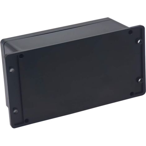 Boîte de jonction électrique étanche IP65 en plastique ABS avec patte de fixation, noire, 200 x 120 x 75 mm (1/5)