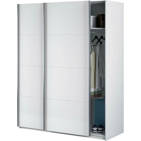 Armario 2 puertas correderas 150 blanco artik (1/3)