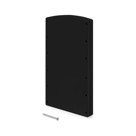 Emuca Jeu de Hang Side Hanging Bracket Set for Penderie escamotable for Hang Wardrobe, Plastique, Noir (1/3)