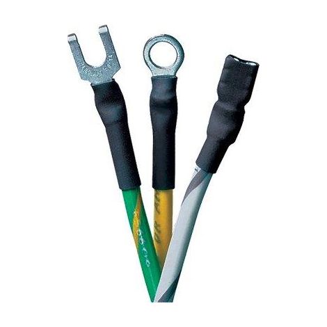 GUAINA TERMORESTRINGENTE - NERO MM  9,5-4,8 CF=MT 10- 1 confezioni